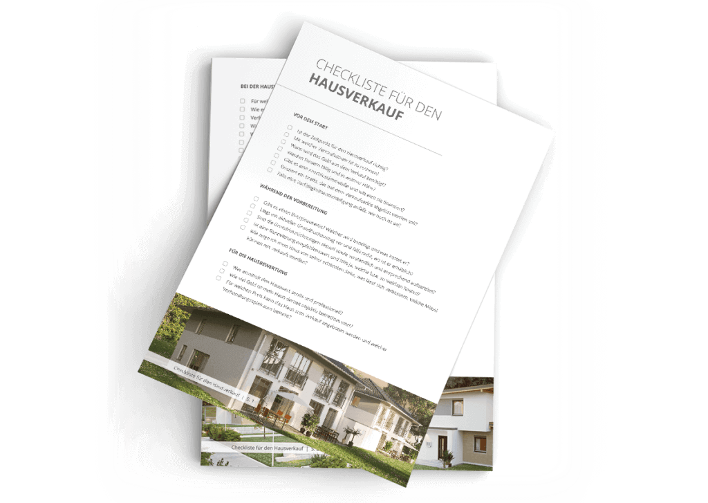 Checkliste Hausverkauf Checkliste Hausverkauf
